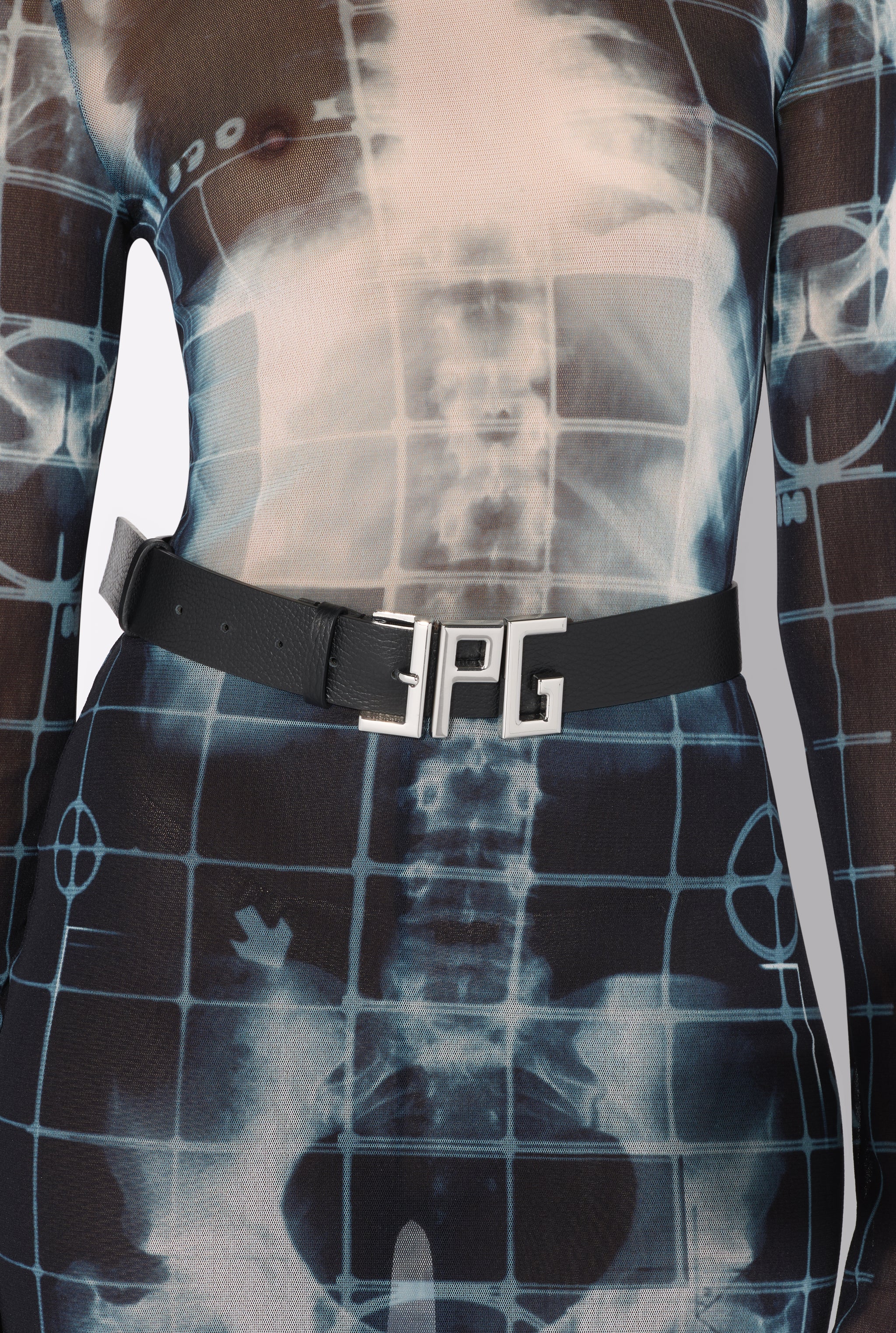 合馬公式アカウント2 Jean Paul Gaultier ピーコート black-and-white-CDG-JACKET.jpg